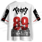 Berserk Guts Printed Jersey Shirts