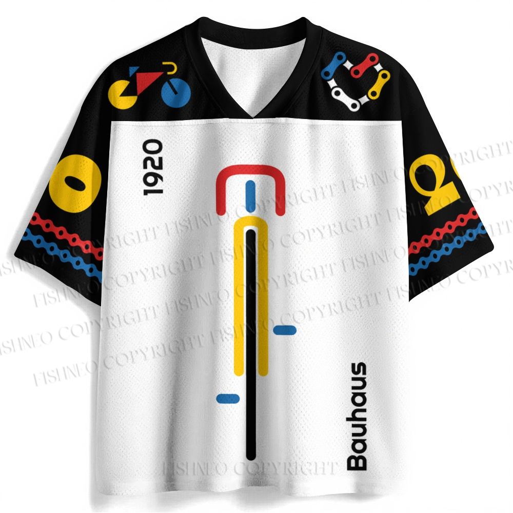 Bauhaus Bicycle Printed Jersey Shirts