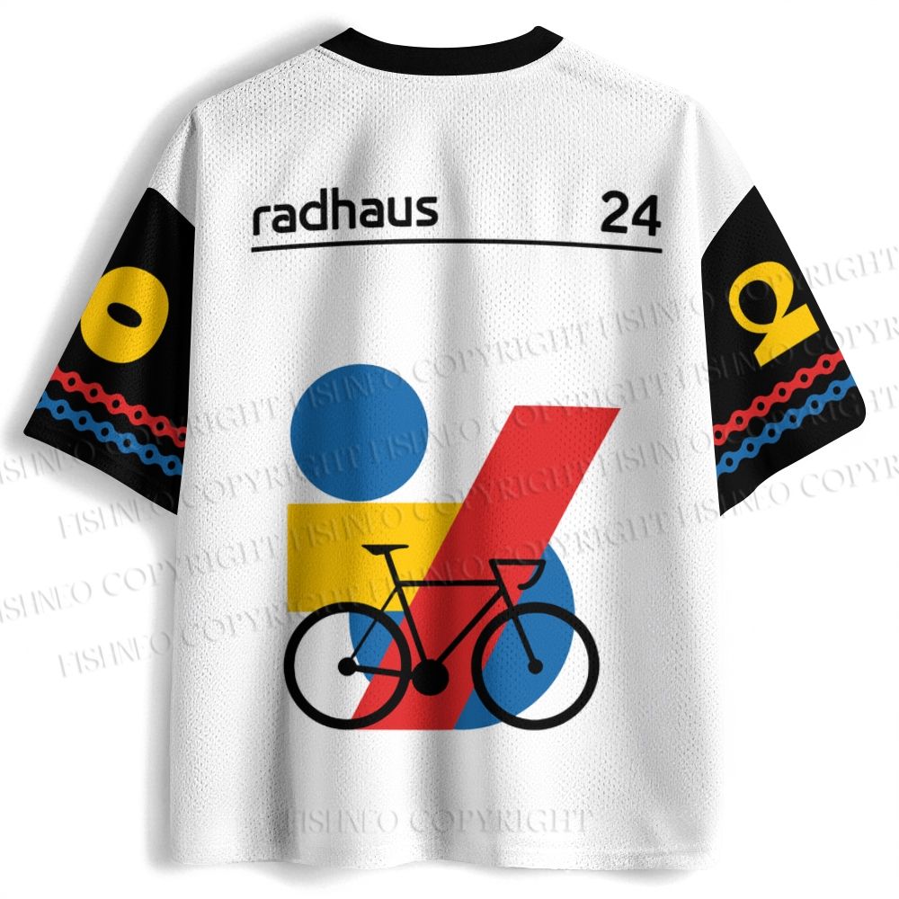 Bauhaus Bicycle Printed Jersey Shirts