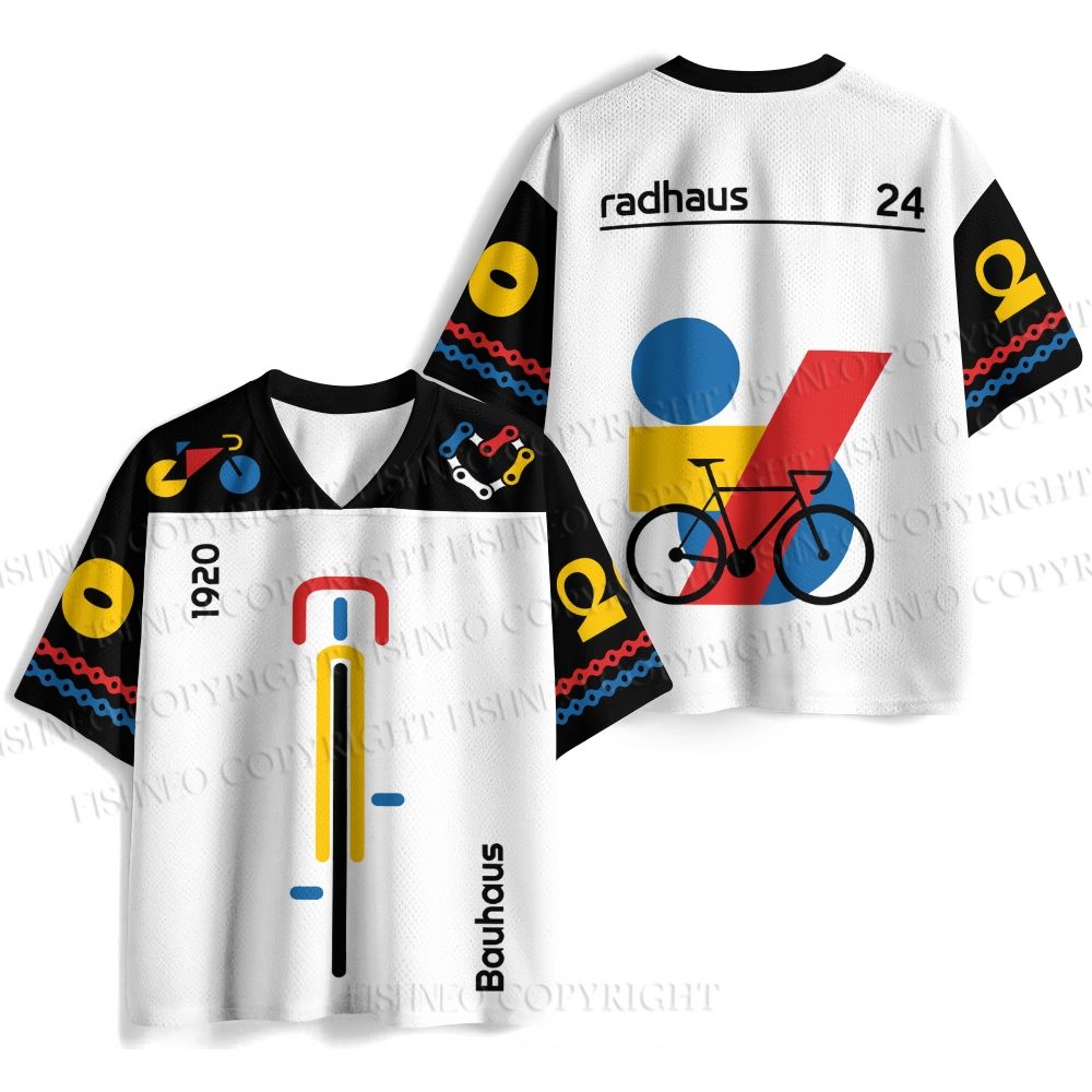 Bauhaus Bicycle Printed Jersey Shirts