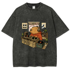 Capybara DJ Washed T-Shirt