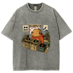 Capybara DJ Washed T-Shirt