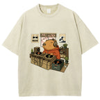 Capybara DJ Washed T-Shirt