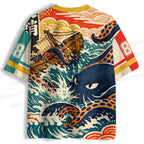 Japanese Vintage Octopus Jersey Shirts