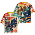 Japanese Vintage Octopus Jersey Shirts