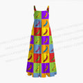 Andy Warhol Style Banana Printed Maxi Dresses