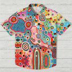 Polka Dot Universe Printed Hawaiian Shirt