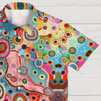 Polka Dot Universe Printed Hawaiian Shirt