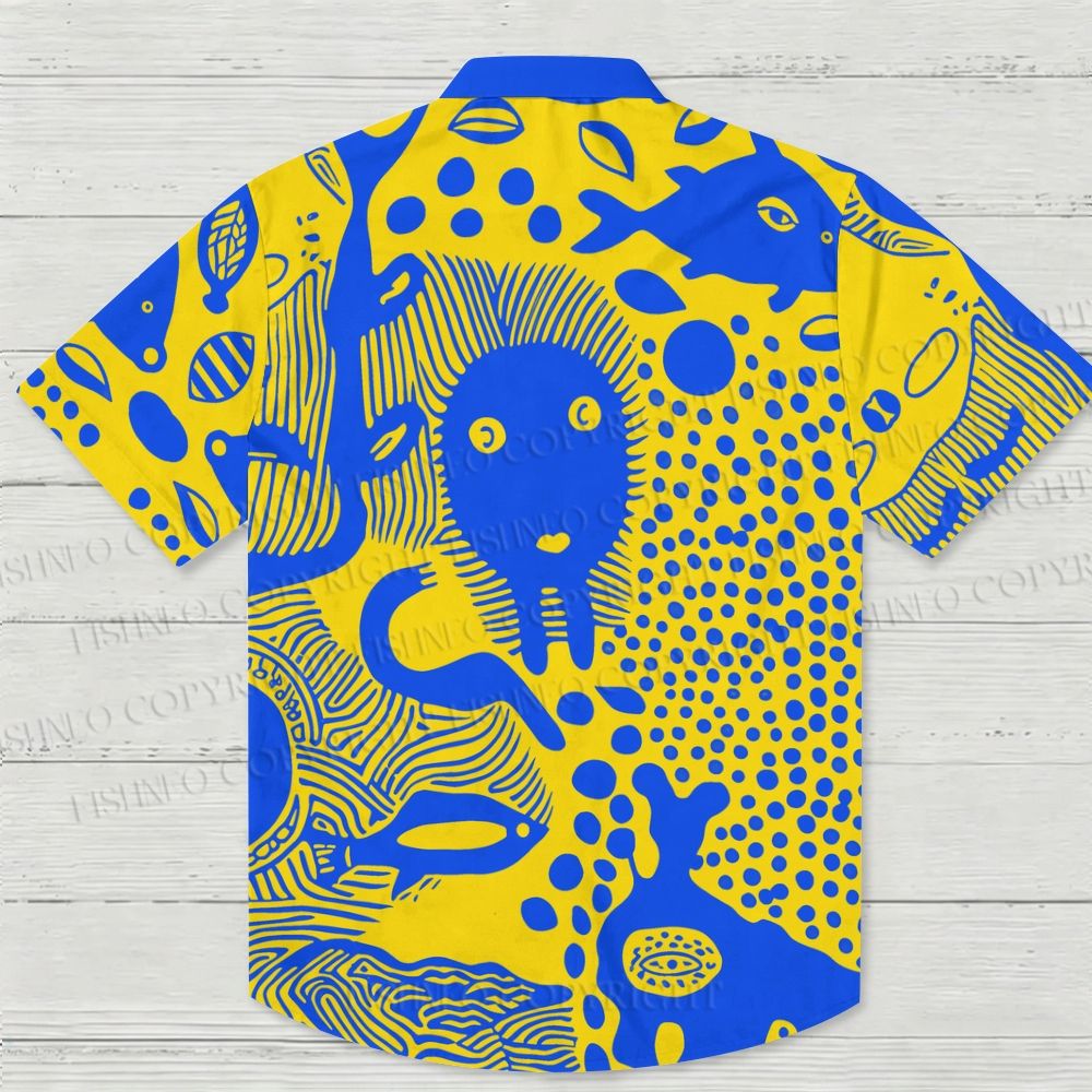 Yayoi Kusama Style Dots Art Hawaiian Shirt