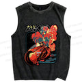 Unisex Akira Printed Washed Tank Top