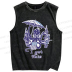 Unisex Octopus Got This Printed Washed Tank Top
