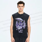 Unisex Octopus Got This Printed Washed Tank Top