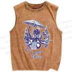 Unisex Octopus Got This Printed Washed Tank Top