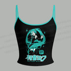 Hatsune Miku Top & Elasticated Trousers Two-Piece Set