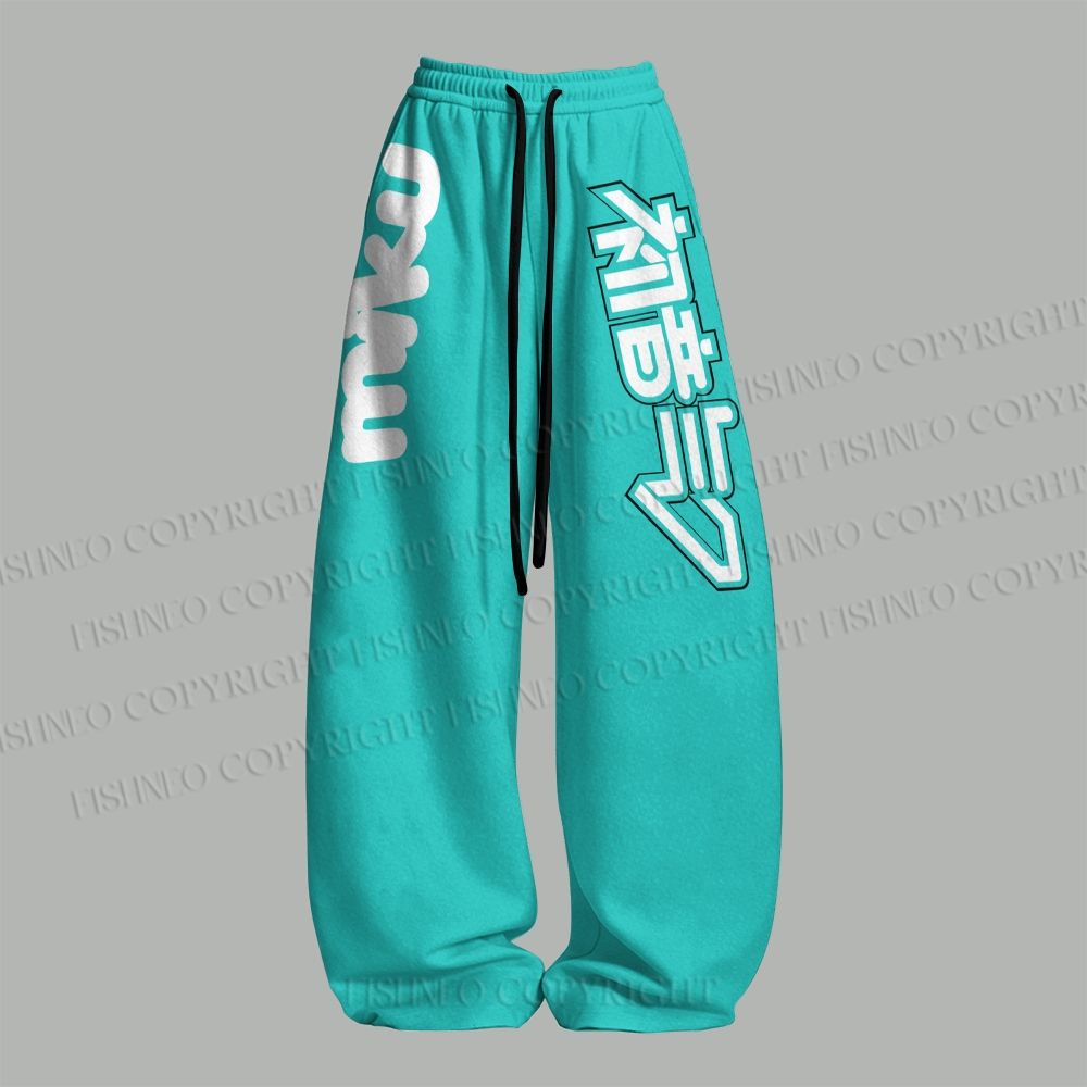 Hatsune Miku Top & Elasticated Trousers Two-Piece Set