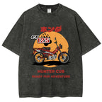 Honda Motorcycle Hunter Cub CT125 Vintage Wash Japanese Design T-Shirt