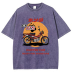 Honda Motorcycle Hunter Cub CT125 Vintage Wash Japanese Design T-Shirt