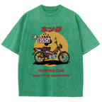 Honda Motorcycle Hunter Cub CT125 Vintage Wash Japanese Design T-Shirt