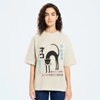 Retro Club Neko Vintage Washed T-shirt