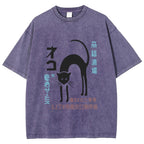 Retro Club Neko Vintage Washed T-shirt