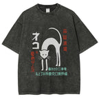Retro Club Neko Vintage Washed T-shirt