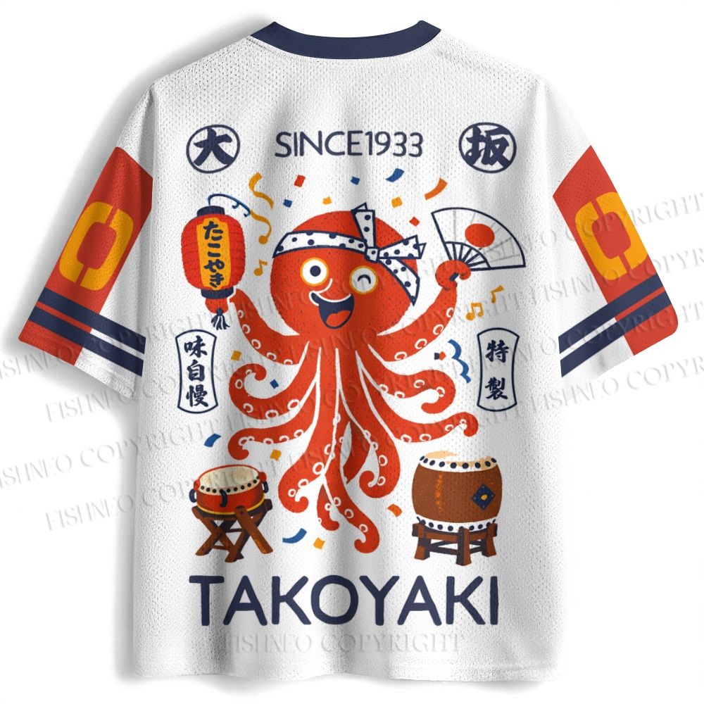 Japanese Vintage Octopus Jersey Shirts