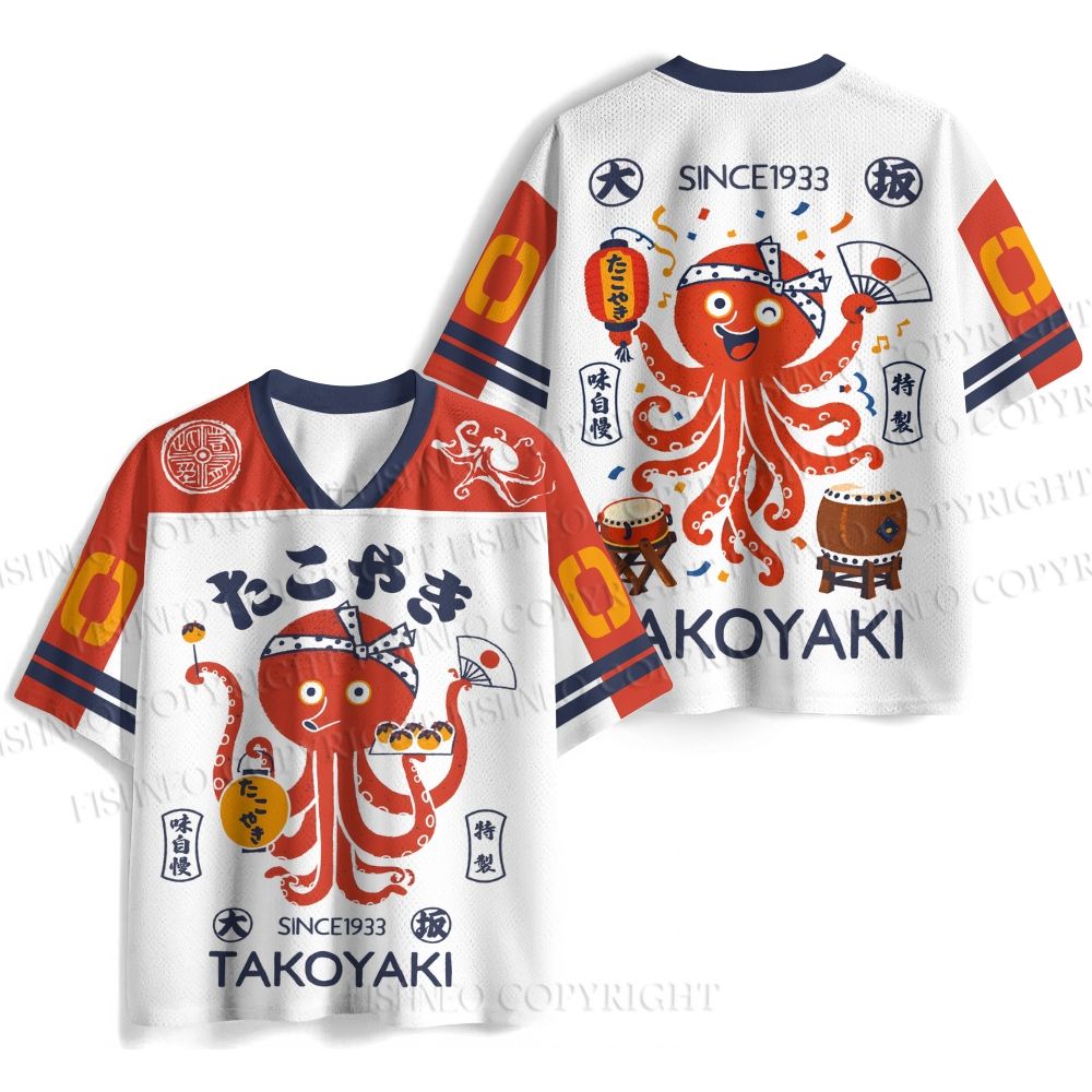 Japanese Vintage Octopus Jersey Shirts