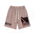 Unisex Tokyo Street Racing Washed Shorts