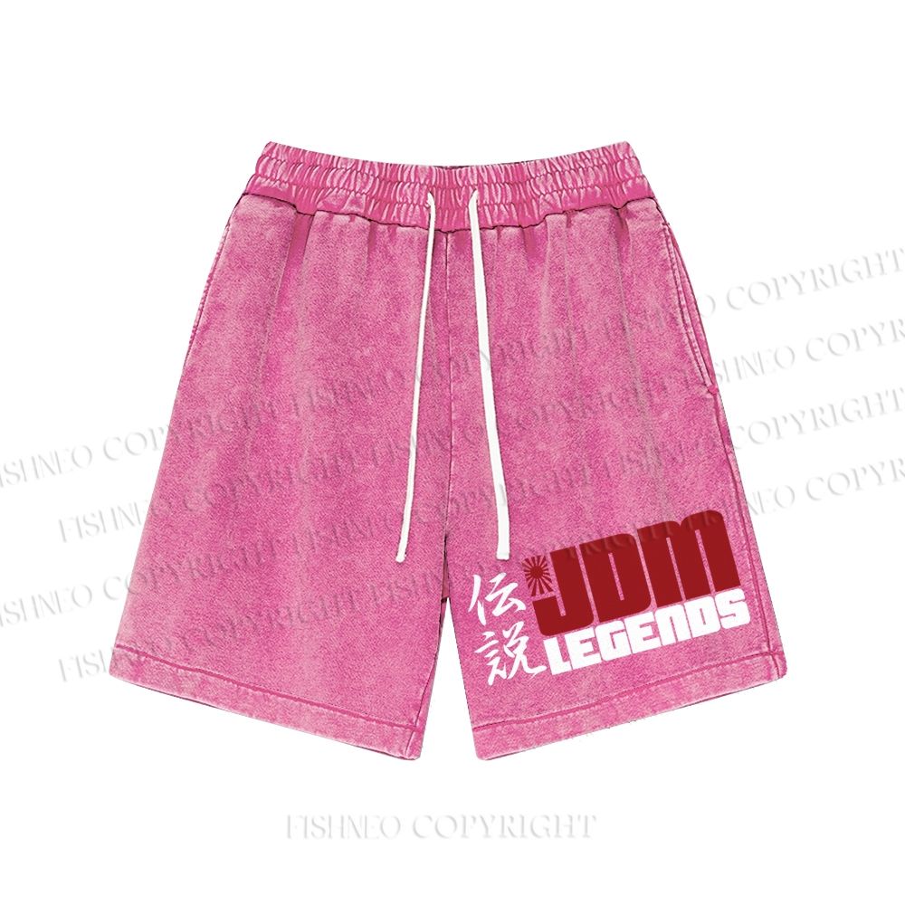 Unisex JDM Legends Washed Shorts