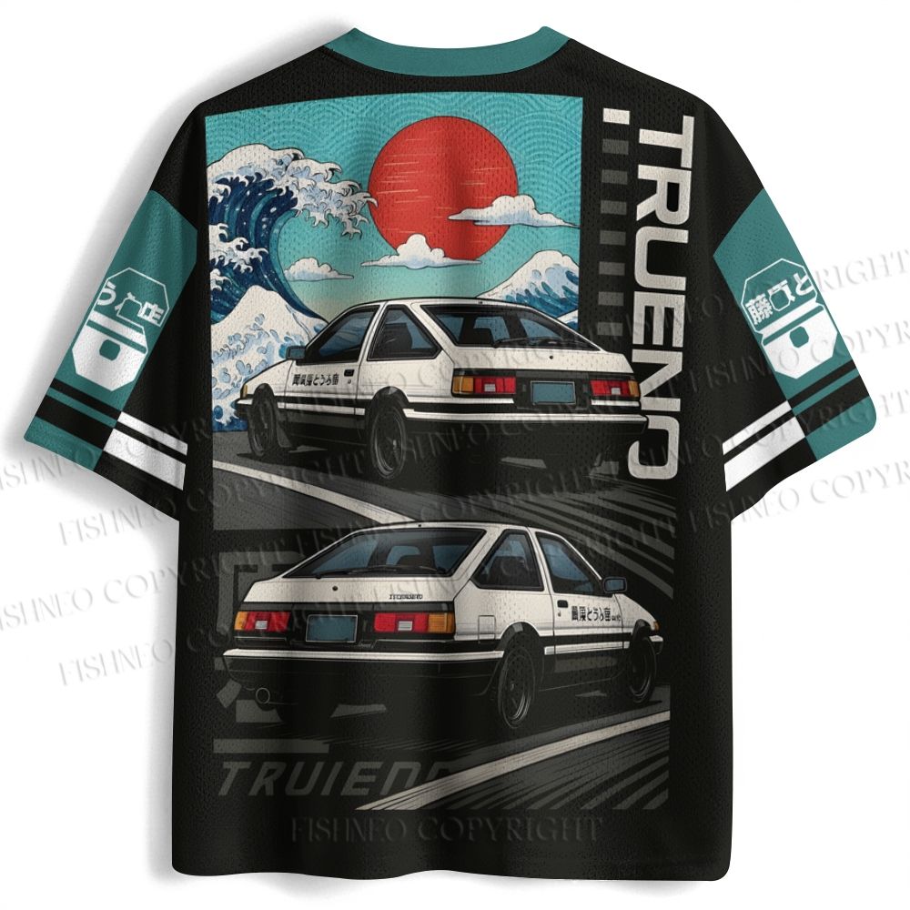 Initial D AE86 Trueno Jersey Shirts