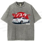 Monster. Skyline R32 Vintage Wash Japanese Design T-Shirt