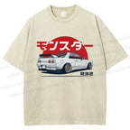 Monster. Skyline R32 Vintage Wash Japanese Design T-Shirt