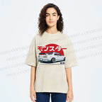 Monster. Skyline R32 Vintage Wash Japanese Design T-Shirt