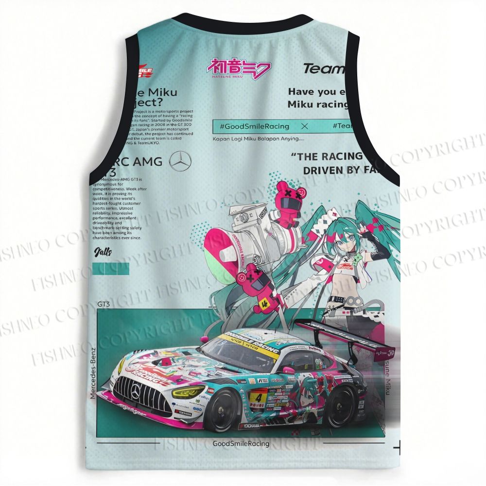 Hatsune Miku AMG GT3 EVO Jersey Tank