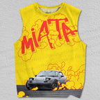 Unisex Mazda MX-5 Miata NA Car Printed Tank Top