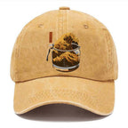 The Great Wave Of Coffee Japanese Washed Cap