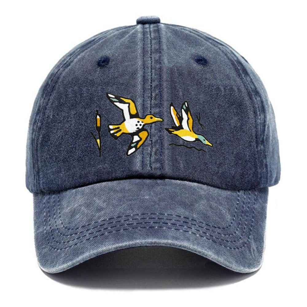 Flying Ducks Embroidered Dad Hat