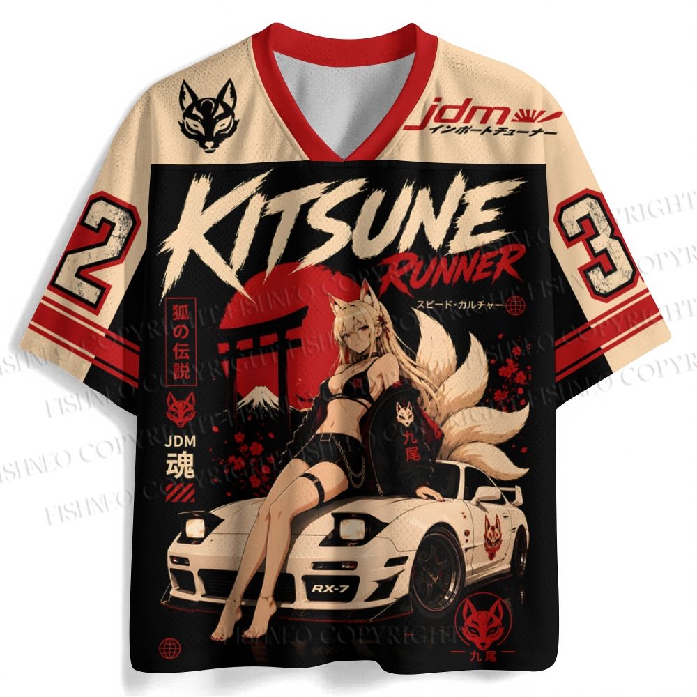 Kitsune Runner JDM Jersey Shirts