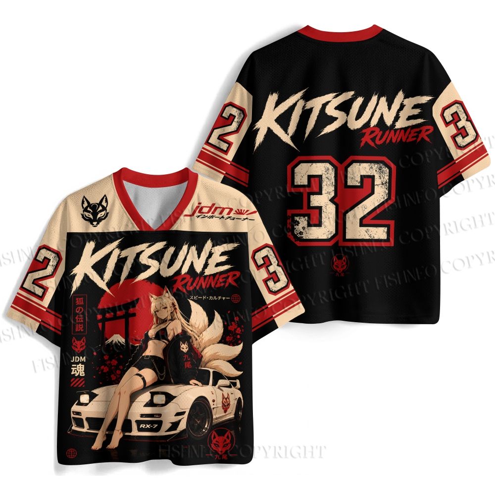 Kitsune Runner JDM Jersey Shirts