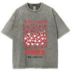 Yayoi Kusama Vintage Wash Japanese Design T-Shirt