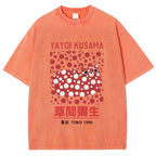 Yayoi Kusama Vintage Wash Japanese Design T-Shirt