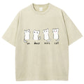 Un Deux Trois Cat Cute Kitten Vintage Washed T-shirt