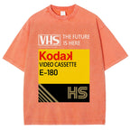 VHS Vintage Wash Japanese Design T-Shirt