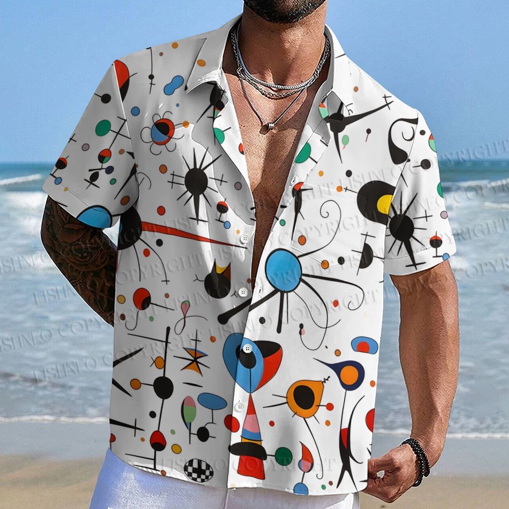 Joan Miró Abstract Painting Hawaiian Shirt