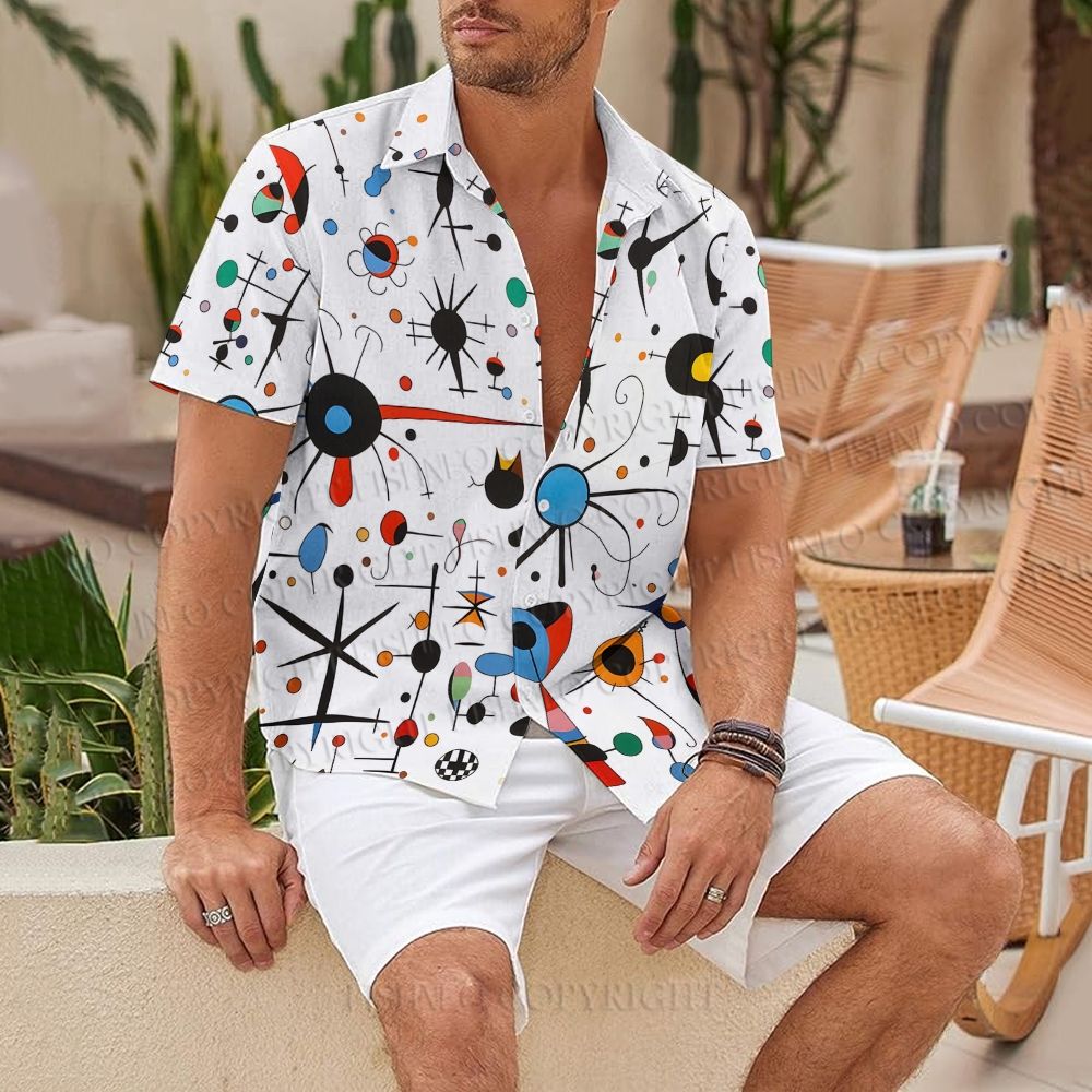 Joan Miró Abstract Painting Hawaiian Shirt