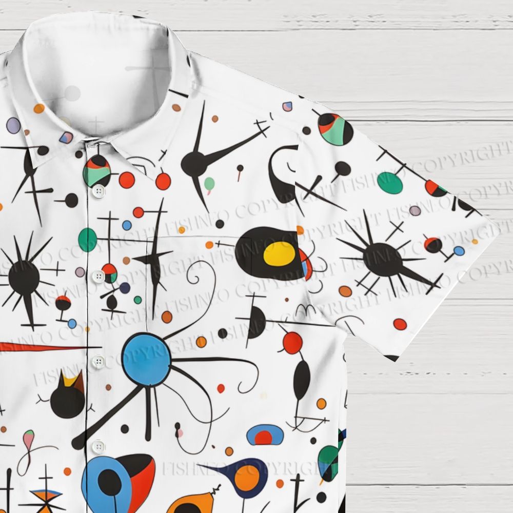 Joan Miró Abstract Painting Hawaiian Shirt