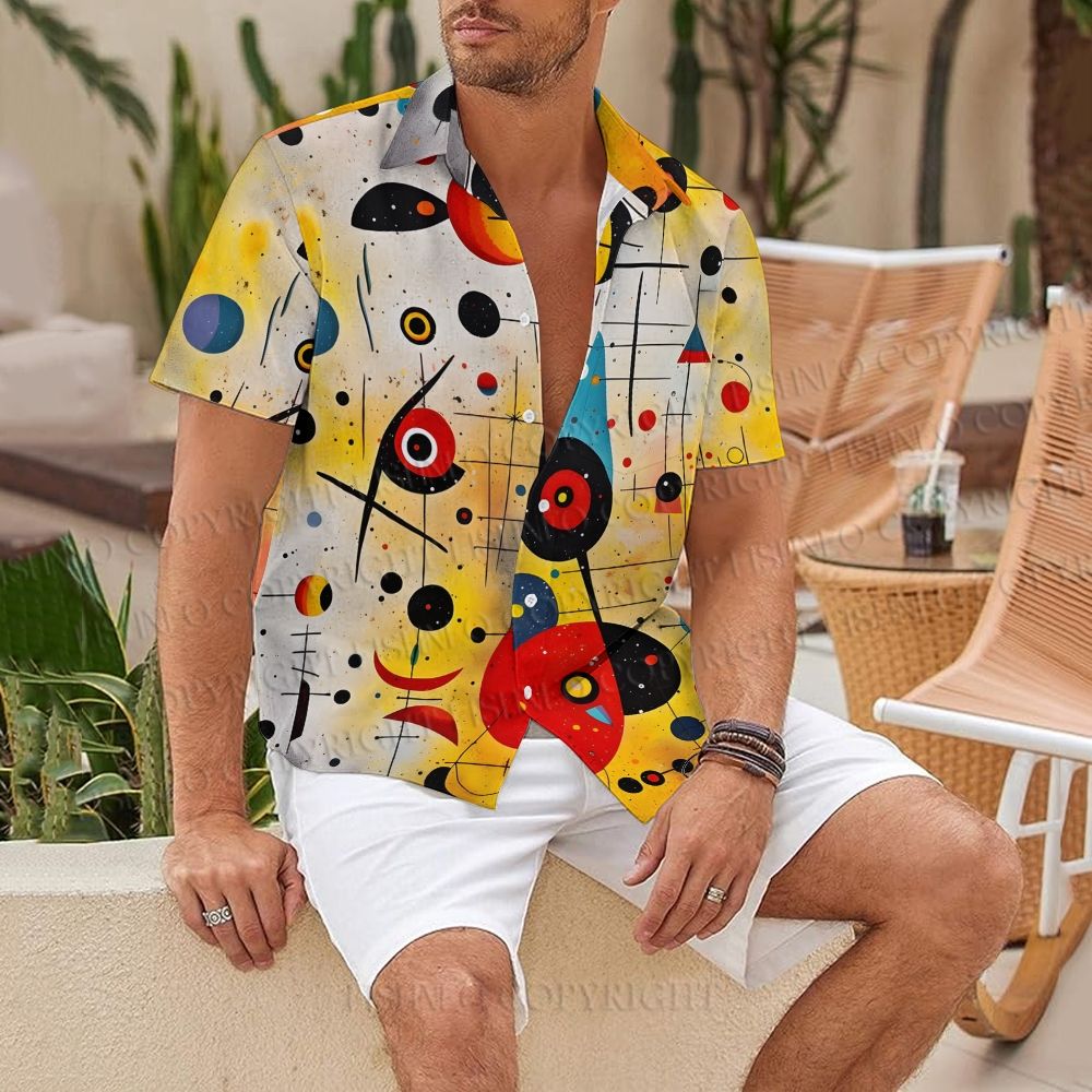 Joan Miró Abstract Painting Hawaiian Shirt