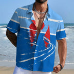 Red Sails Printed Hawaiian Shirt