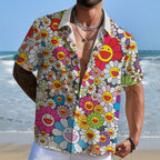 Murakami Takashi Flowers Hawaiian Shirt