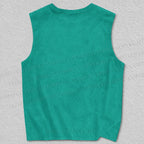 Unisex White Panther With Eyes Printed Tank Top